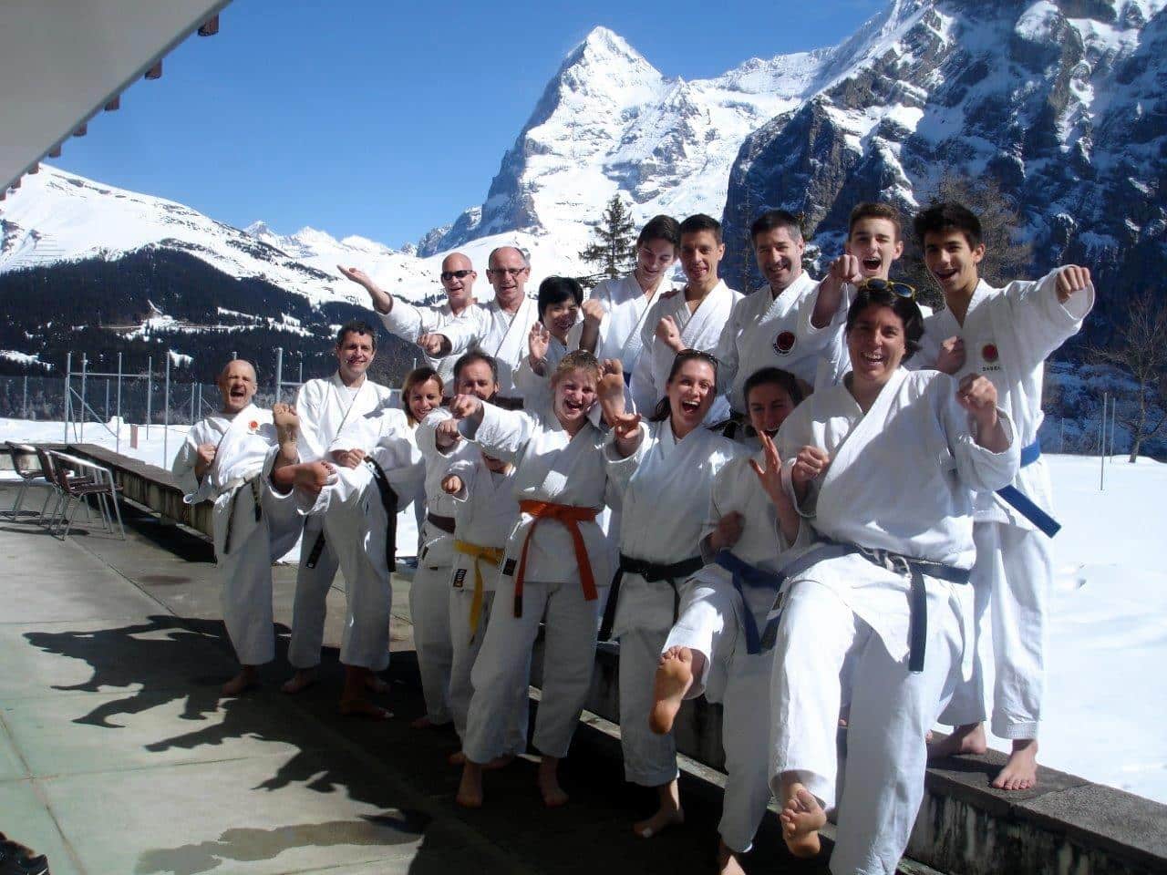 Karatekai Basel - Osterlager 2016 in Mürren