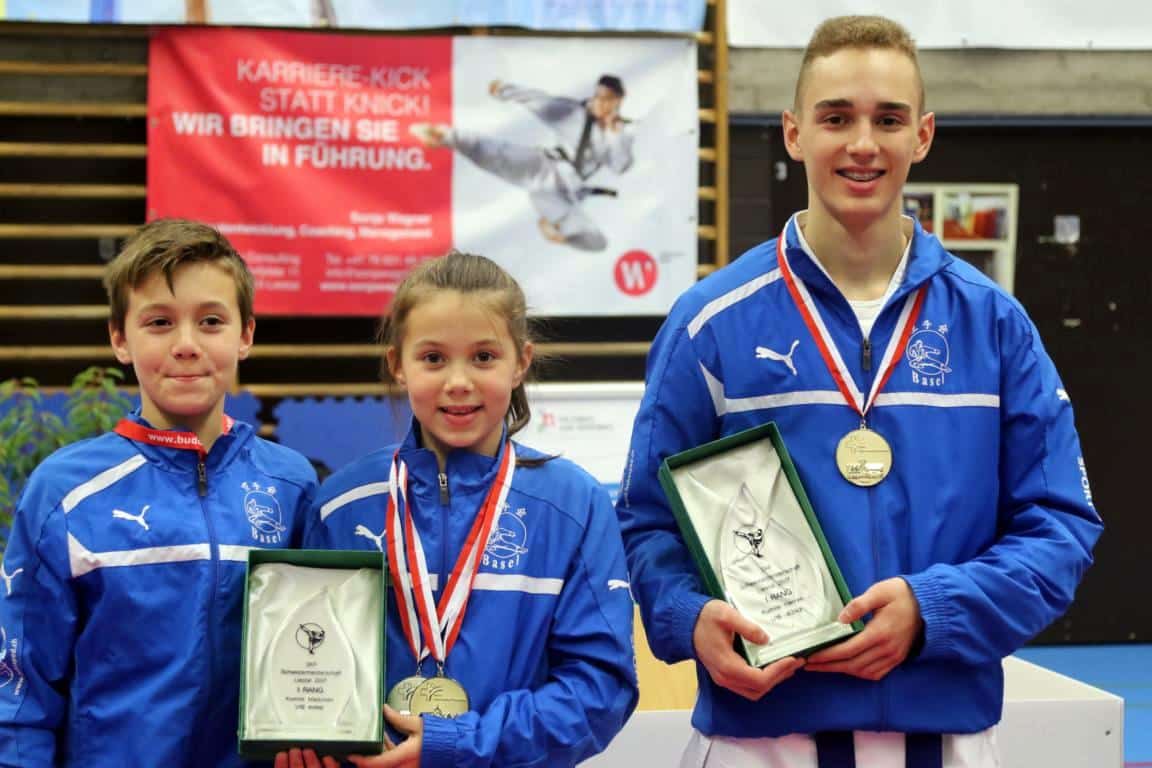 Karatekai Basel - Erfolge an den SKF Schweizermeisterschaften 2017 in Liestal
