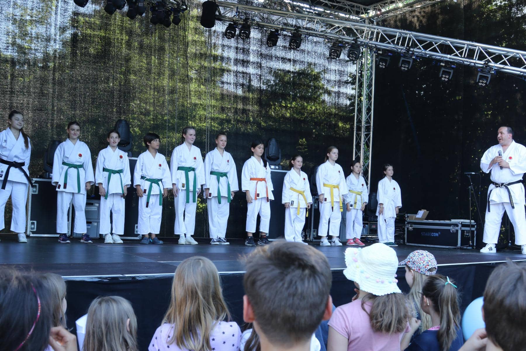 Karatekai Basel - Vorführung Dorffest Allschwil