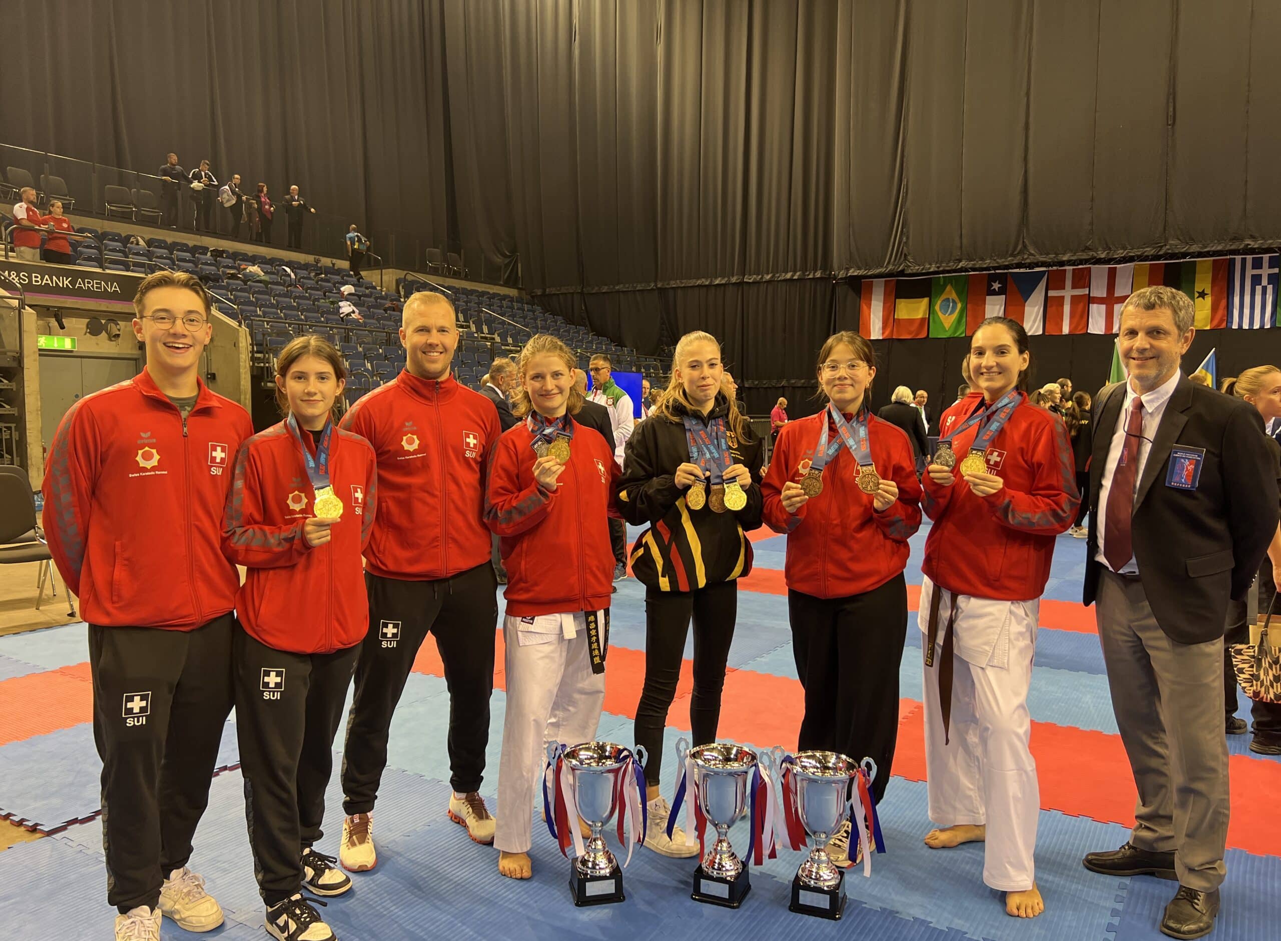 Karatekai Basel - 3x Gold, 1x Silber und 3x Bronze an der Karate-Weltmeisterschaft 2022