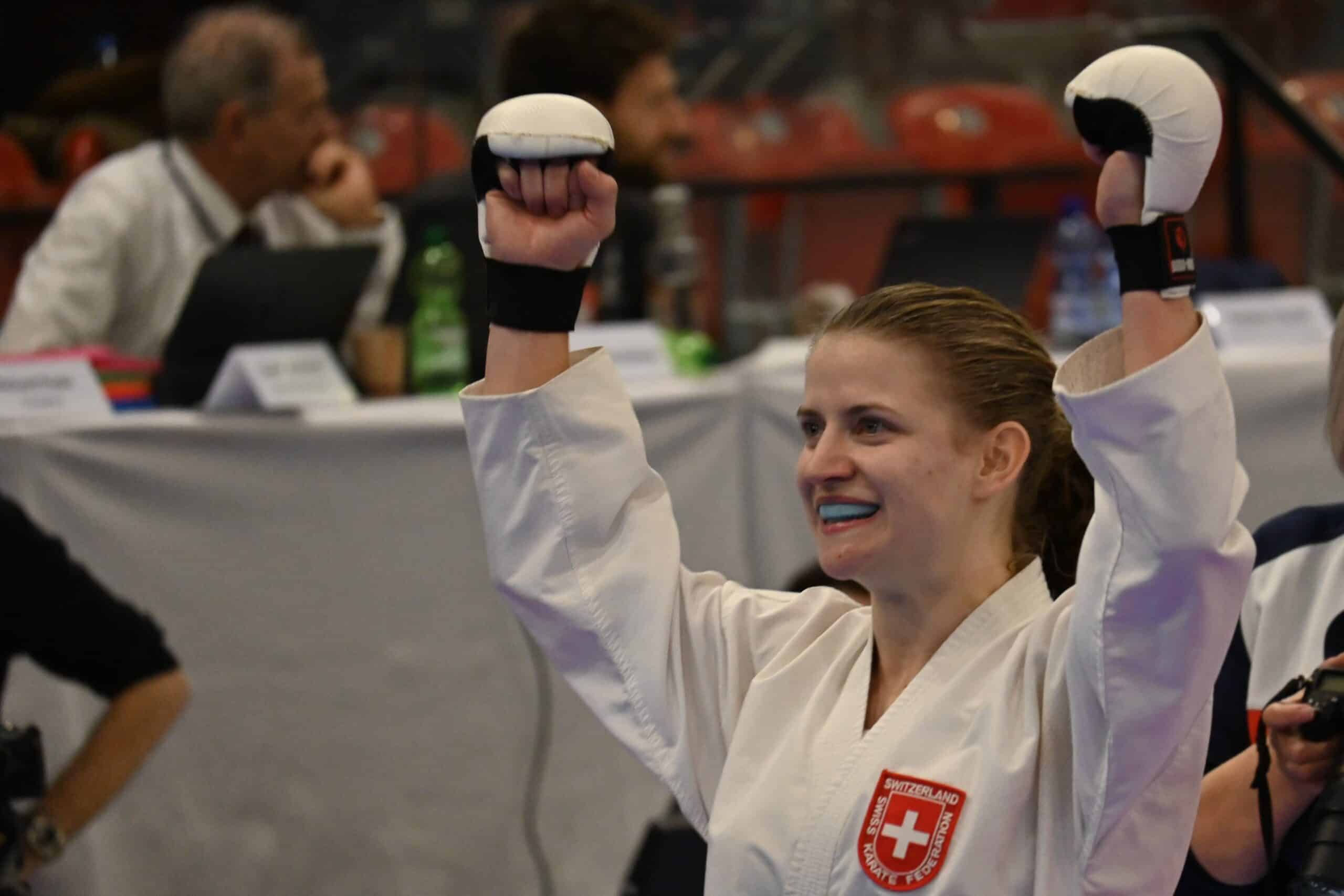 Karatekai Basel - Zora Schöpflin ist zweifache Shotokan Europameisterin