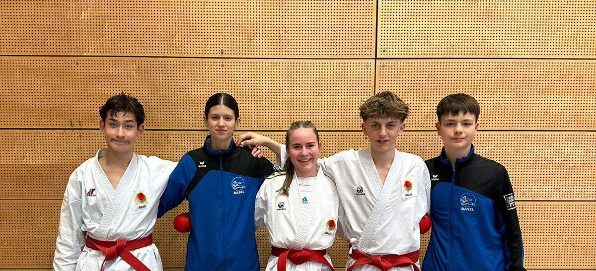 Karatekai Basel - 3 Medaillien und 6 x Rang 5 an der Swiss Karte League in Wettingen