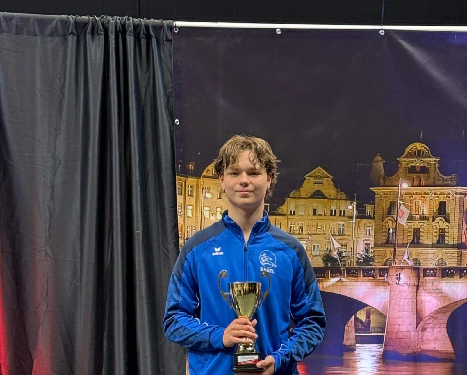 Karatekai Basel - Ilija Sirovina gewinnt Silber am Basel Open