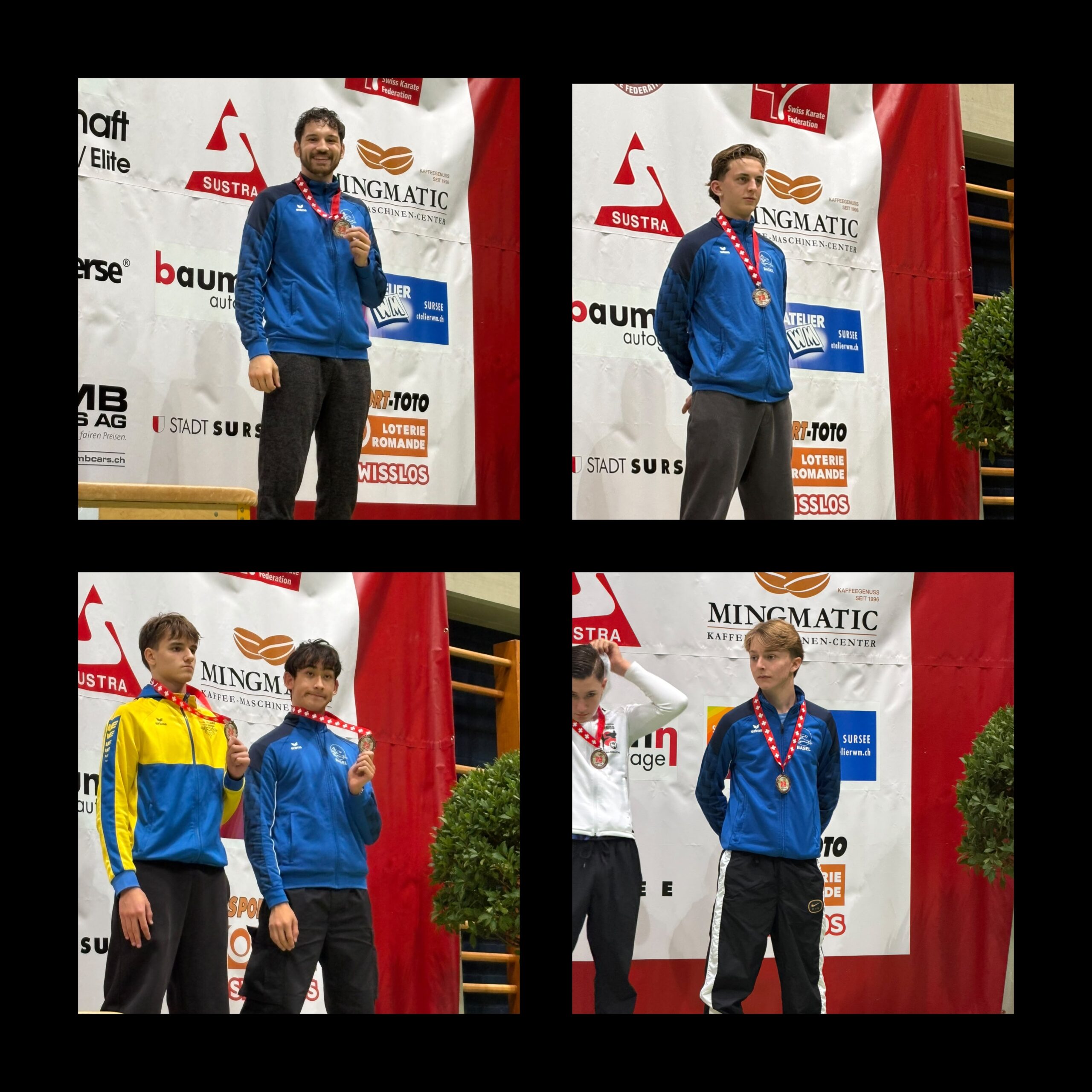 Karatekai Basel - 4x Bronze an der Schweizermeisterschaft in Sursee